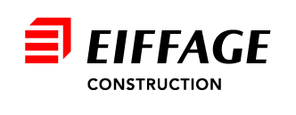 Logo Eiffage Construction — client CLS Sécurité, BTP et promotion